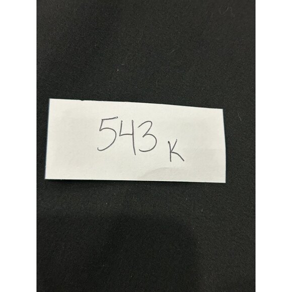 Larry Levine Black Asymmetrical Stretch Skirt With Side Buckle Detail Size 8 - Picture 8 of 9